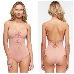 TAVIK Strappy One Piece Swimsuit XS